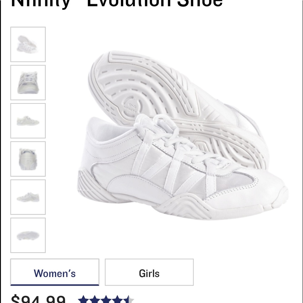 Nfinity evolution cheer shoes